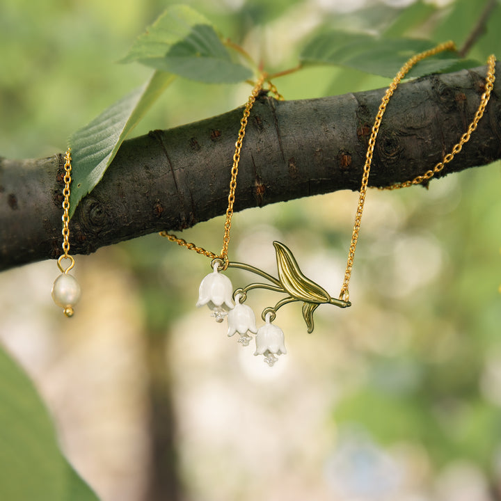 Lily Of The Valley Flower Necklace
