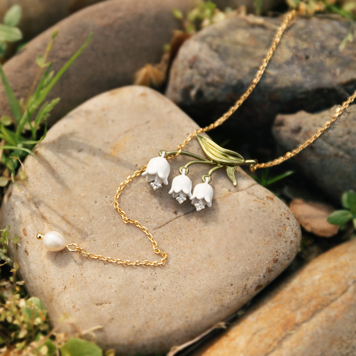 Lily Of The Valley Pearl Necklace