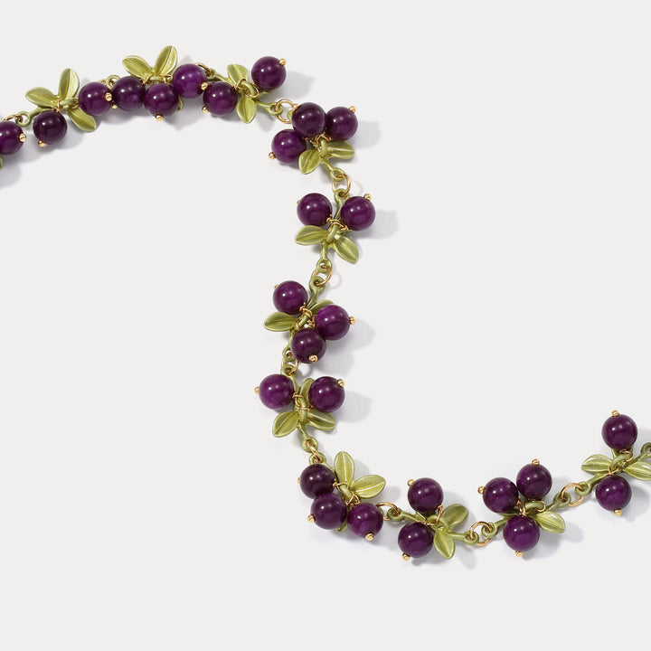 Purple Beautyberry Choker