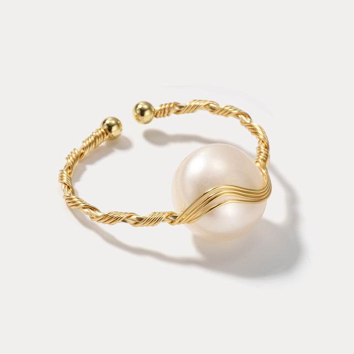 Pearl Open Ring