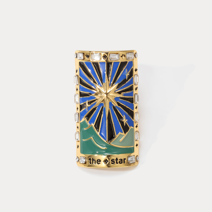 Selenichast the Star Tarot Ring