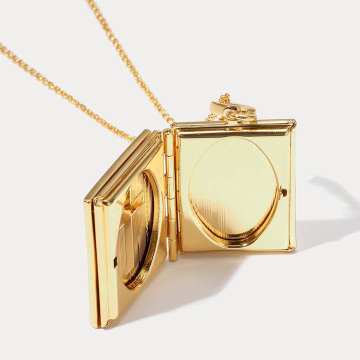 Tarot Locket Pendant Necklace-The High Priestess