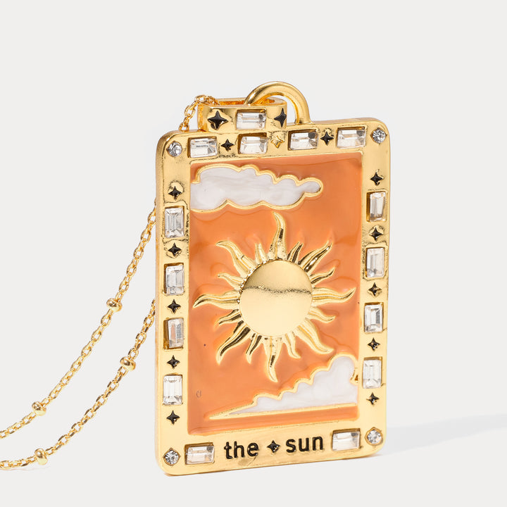 Galaxy Tarot The Sun Necklace