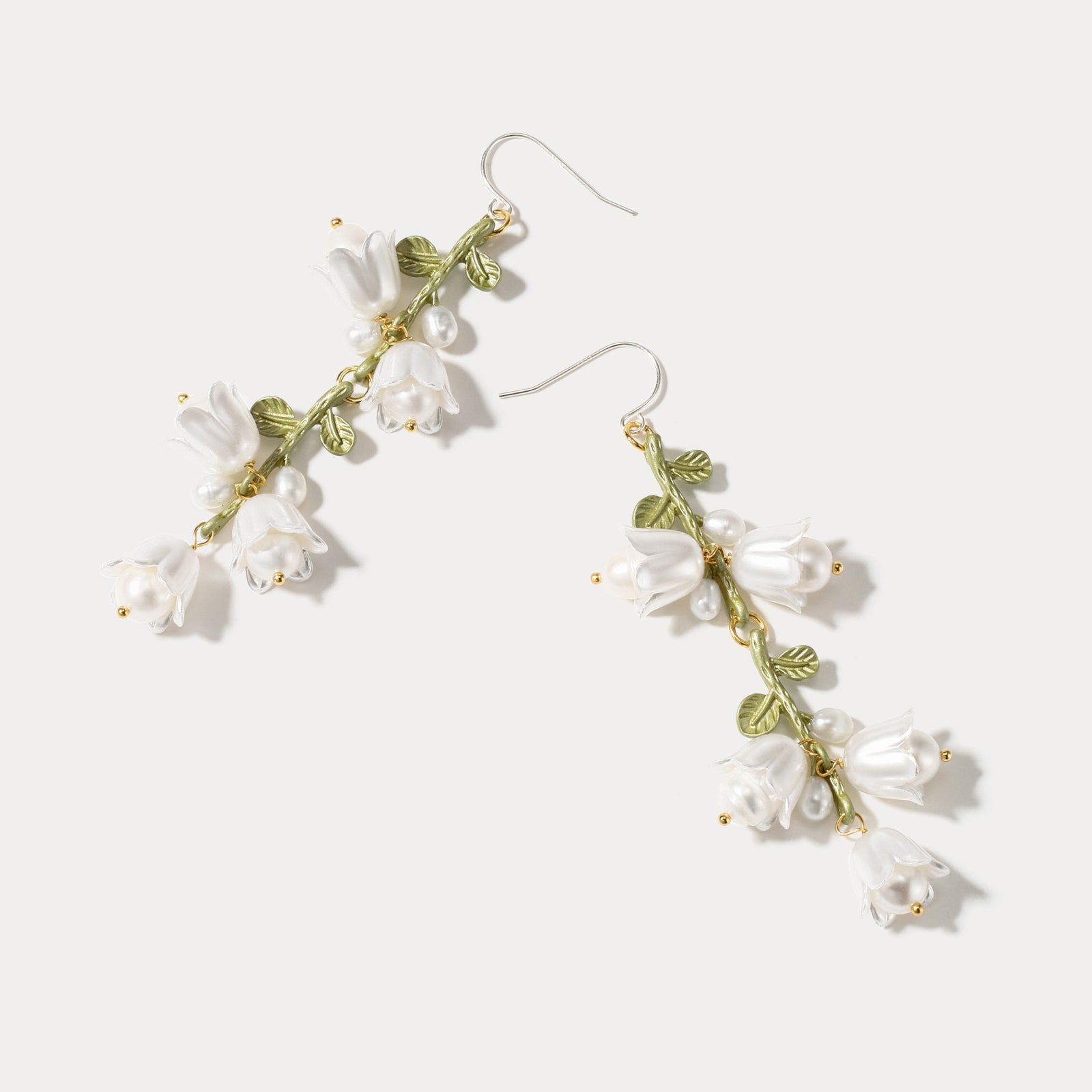 Lily Of The Valley Gold Earrings