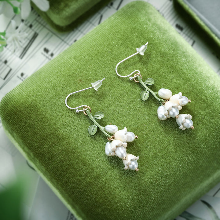 Lily Of The Valley Pearl Earrings
