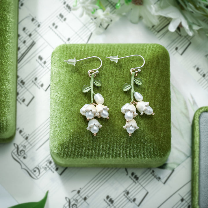 Lily Of The Valley Dangling Earrings