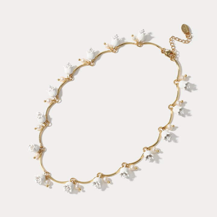 Lily Of The Valley Gold Necklace