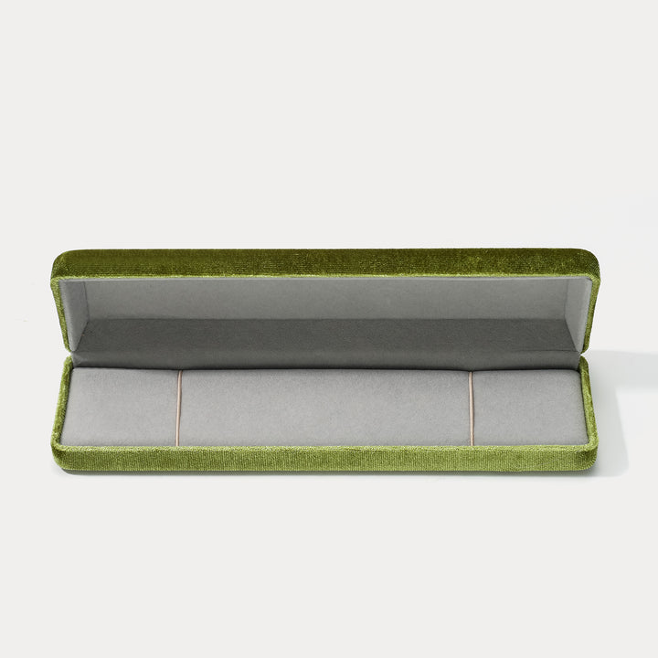 Fancy Jewelry Green Velvet Gift Vintage Bracelet Box
