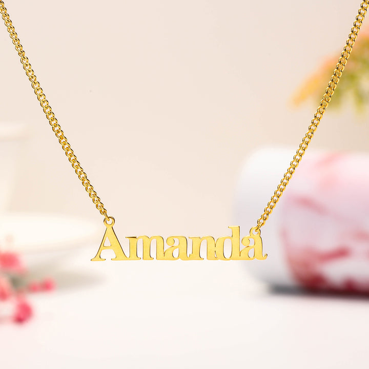 Selenichast elephant name necklace