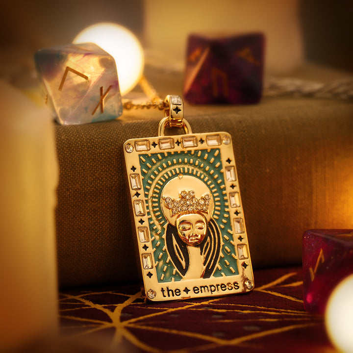 The Empress Tarot Card Necklace