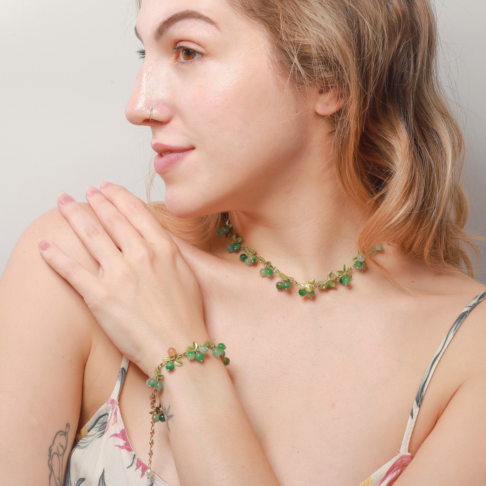 Berry Bracelet and Necklace
