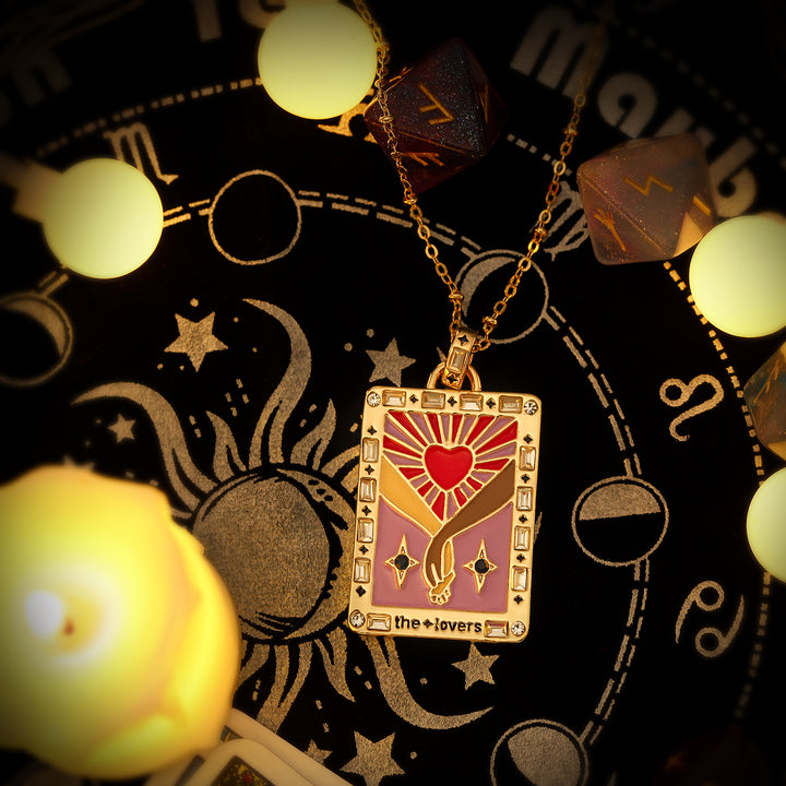 Galaxy Facade Tarot The Lovers Necklace