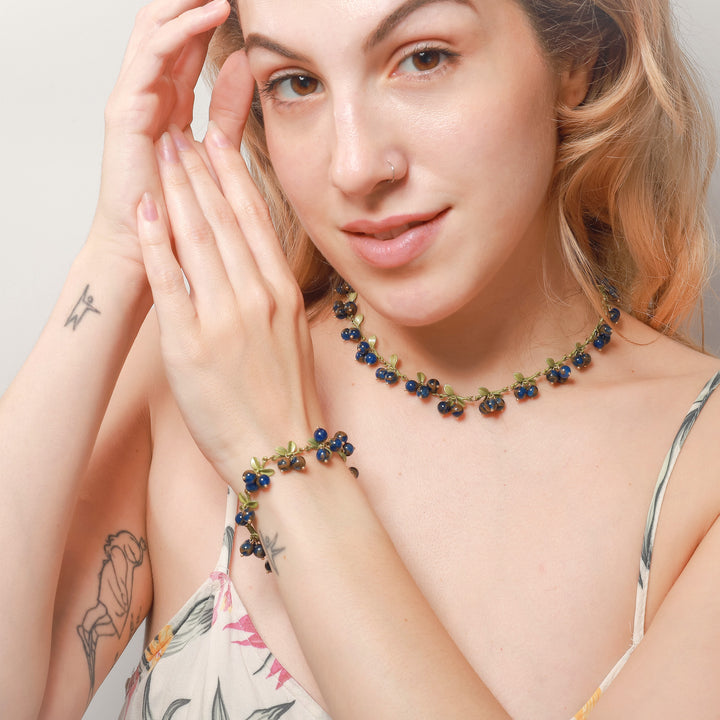 Berry Gold Jewelry Set