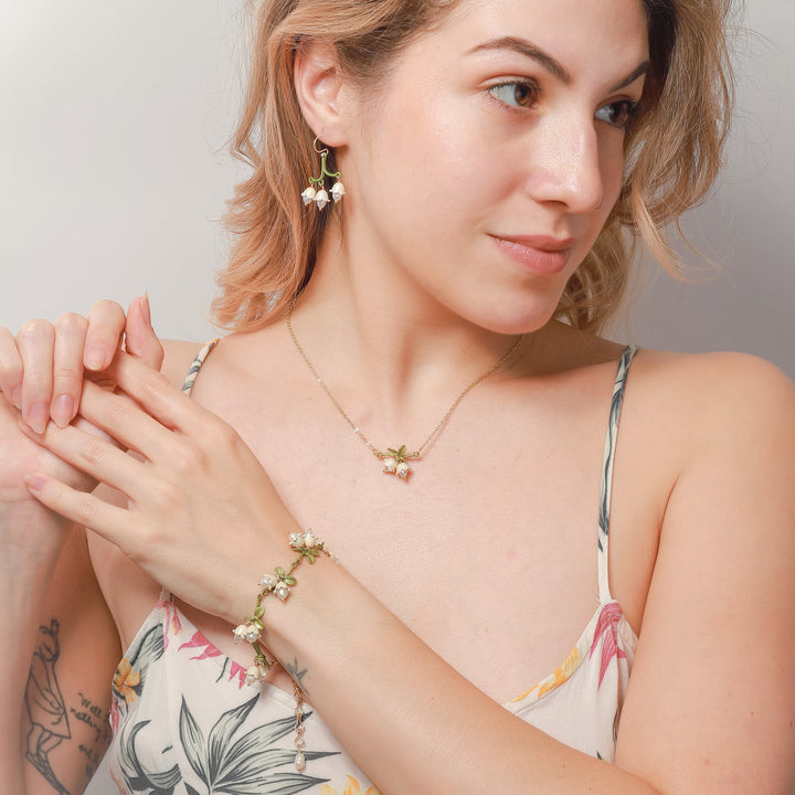 Lily Of The Valley Jewelry Set
