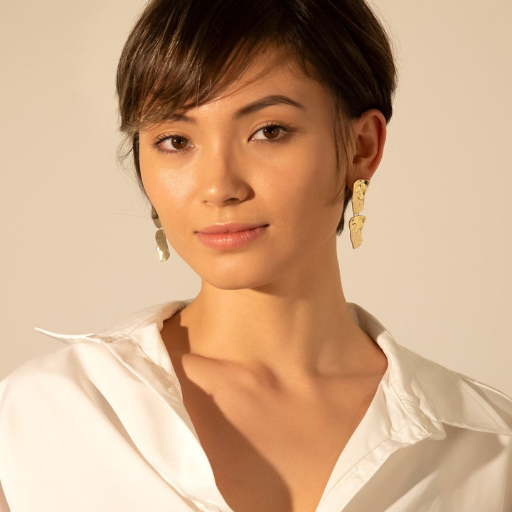Irregular Drop Simple Earrings