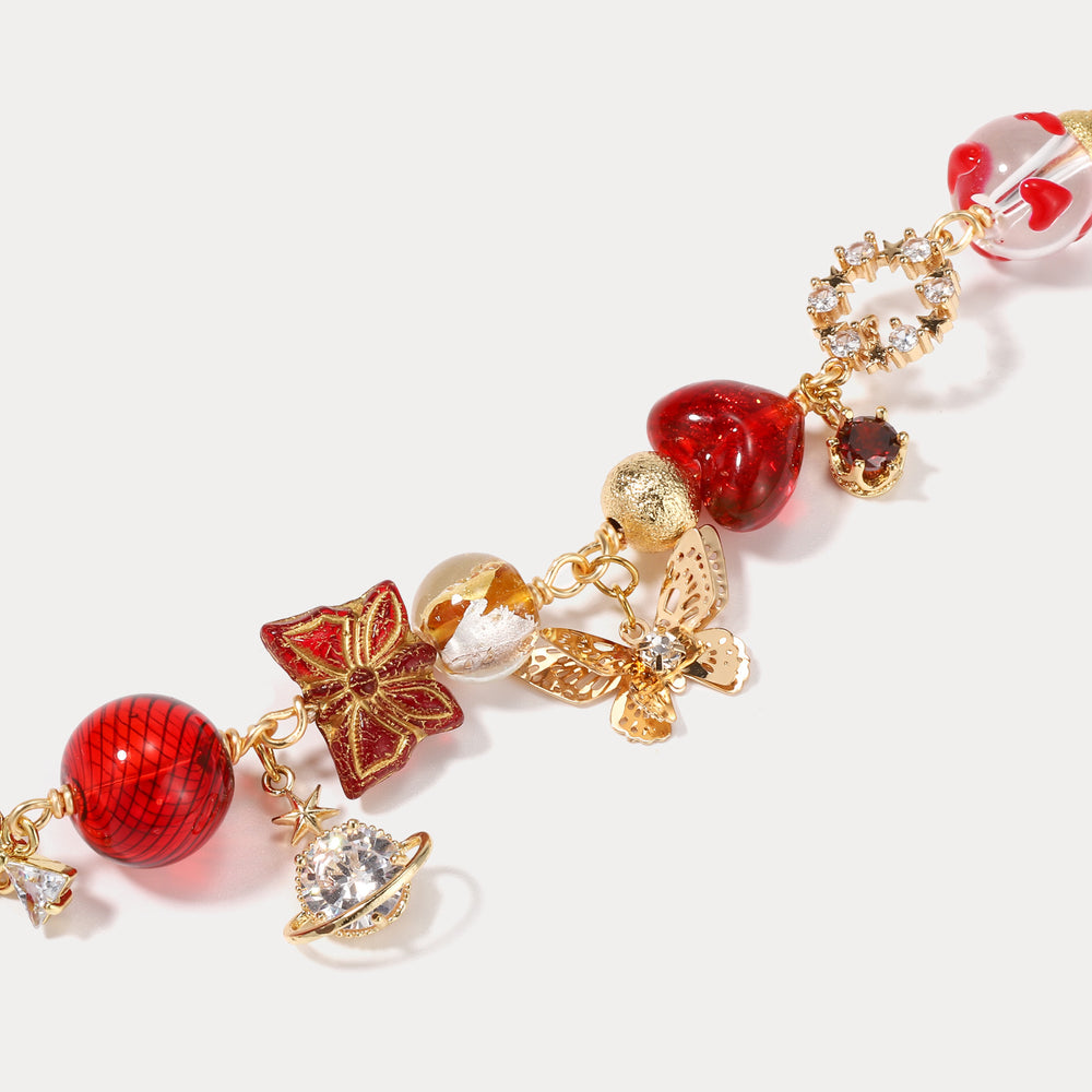 Red Christmas Bracelet