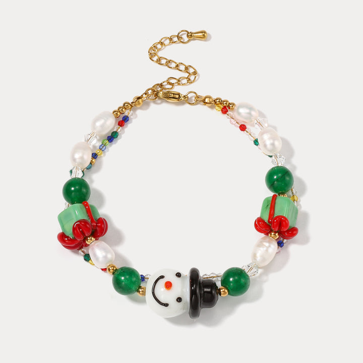 Selenichast Snowman Party Bracelet