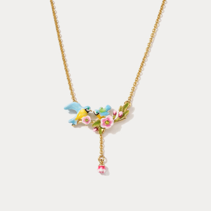 Selenichast Blue Tit Necklace