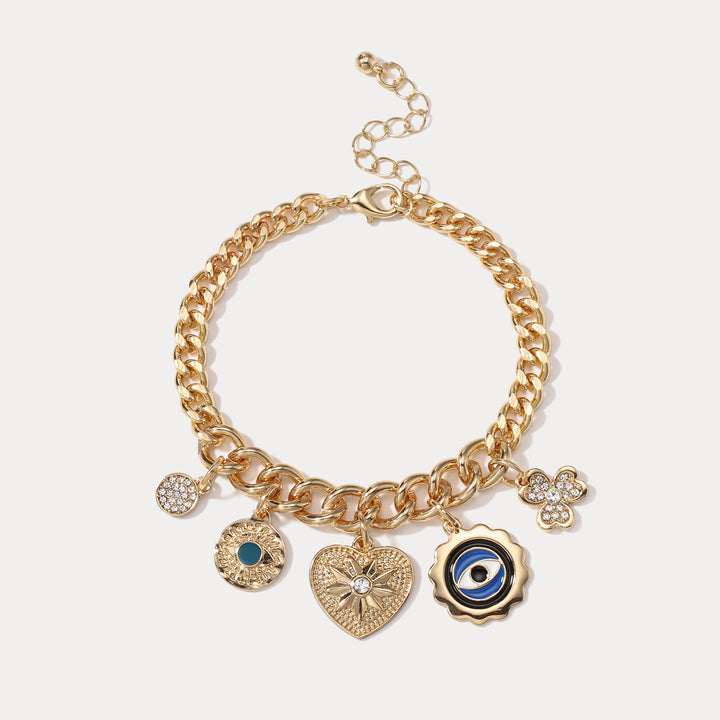 Selenichast Evil Eye Lucky Bracelet