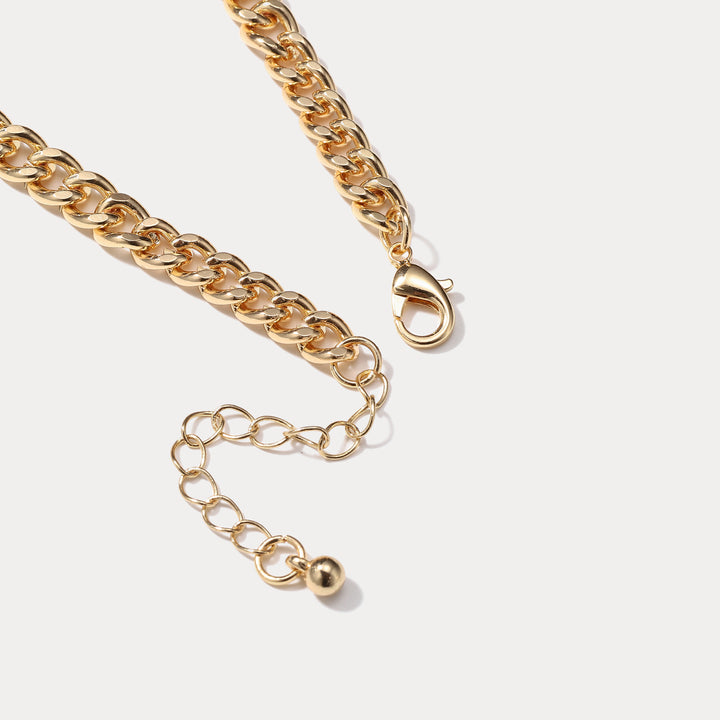 Evil Eye Lucky Gold Chain Bracelet