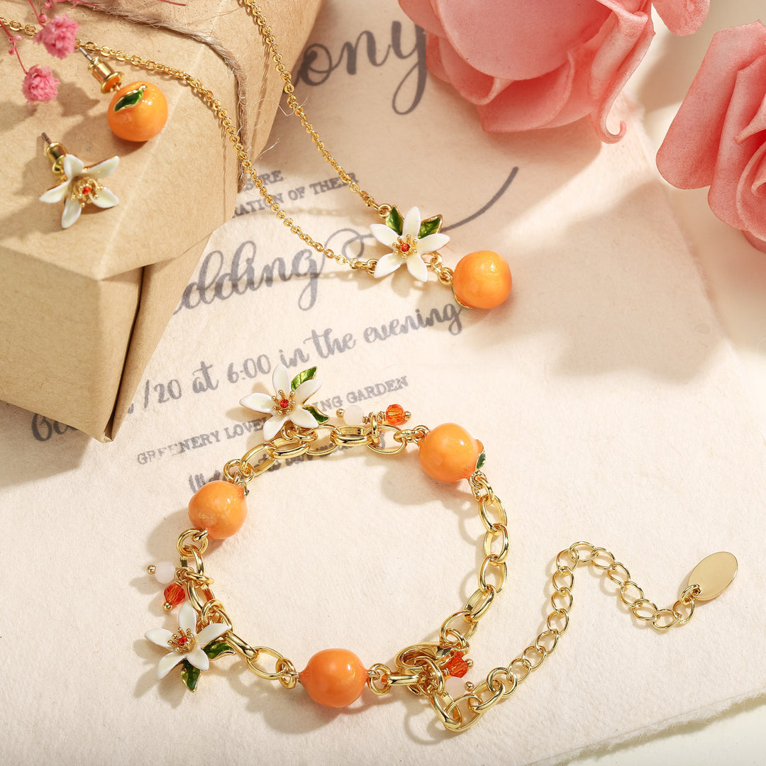 Selenichast Orange Gift Set with Gift Wrapping