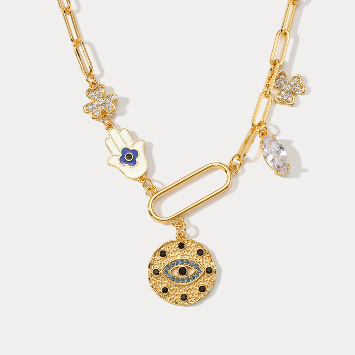 Selenichast Demon Eye Guardian Necklace