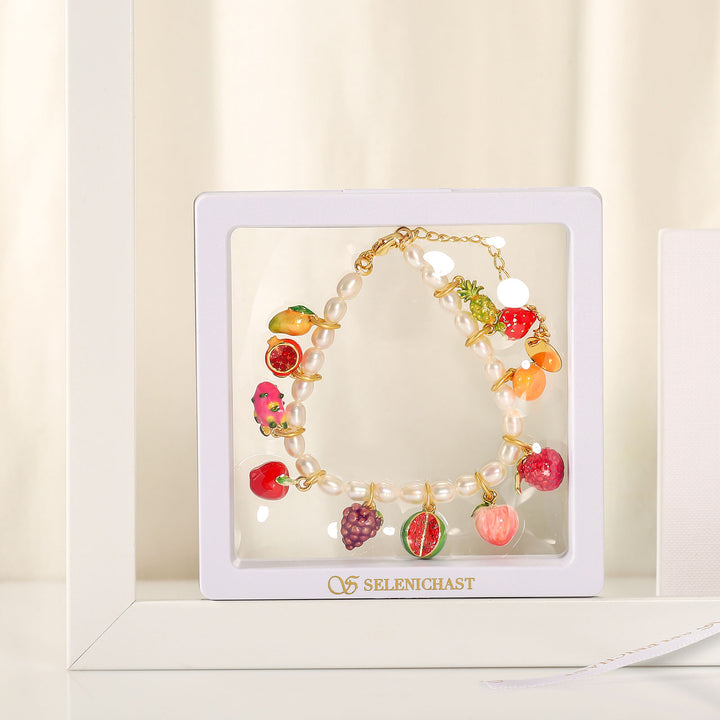Selenichast Fruit Pearl Bracelet