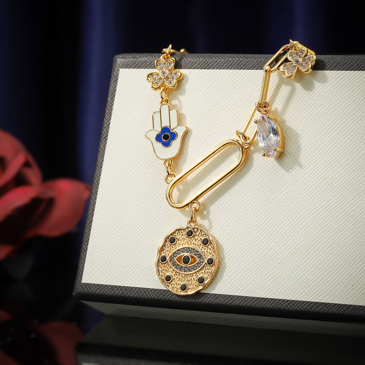 Evil Eye Guardian Pendant Necklace