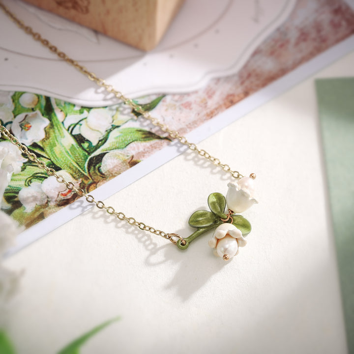 Lily Of The Valley Freshwater Pearl Necklace