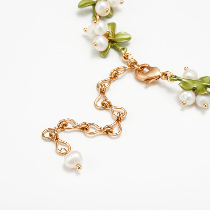 Lily Of The Valley Gold Chain Necklace