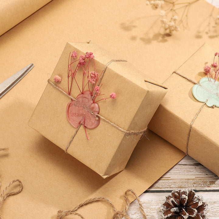 Orange Gift Set with Kraft Gift Wrapping