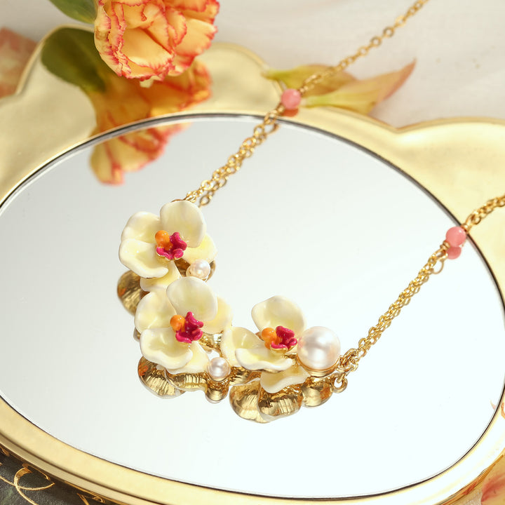 phalaenopsis nature necklace