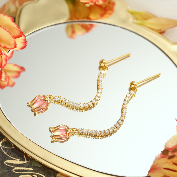 cherry blossom earrings