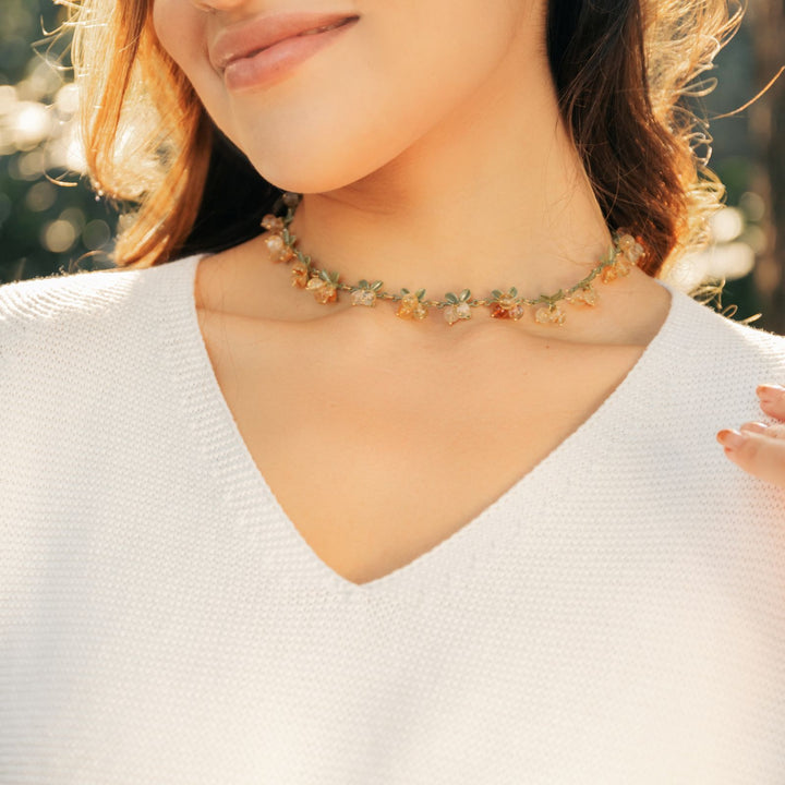Gooseberry Nature Stone Necklace