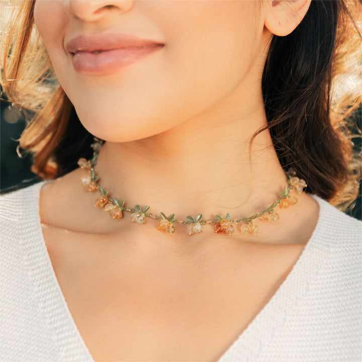 Gooseberry Fruit Nature Necklace