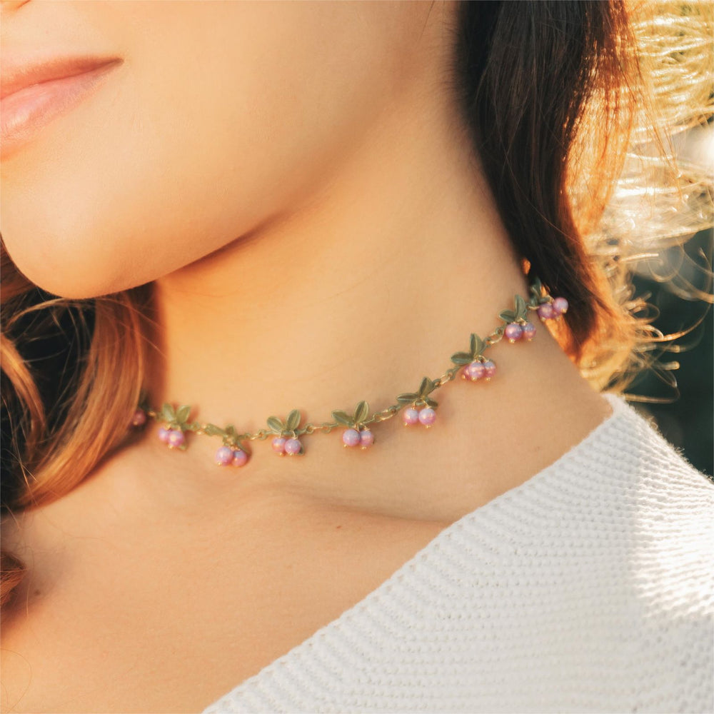 Beautyberry Gold Necklace