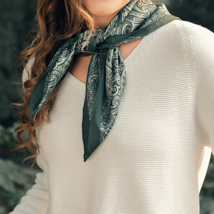 Selenichast Paisley Square Scarf