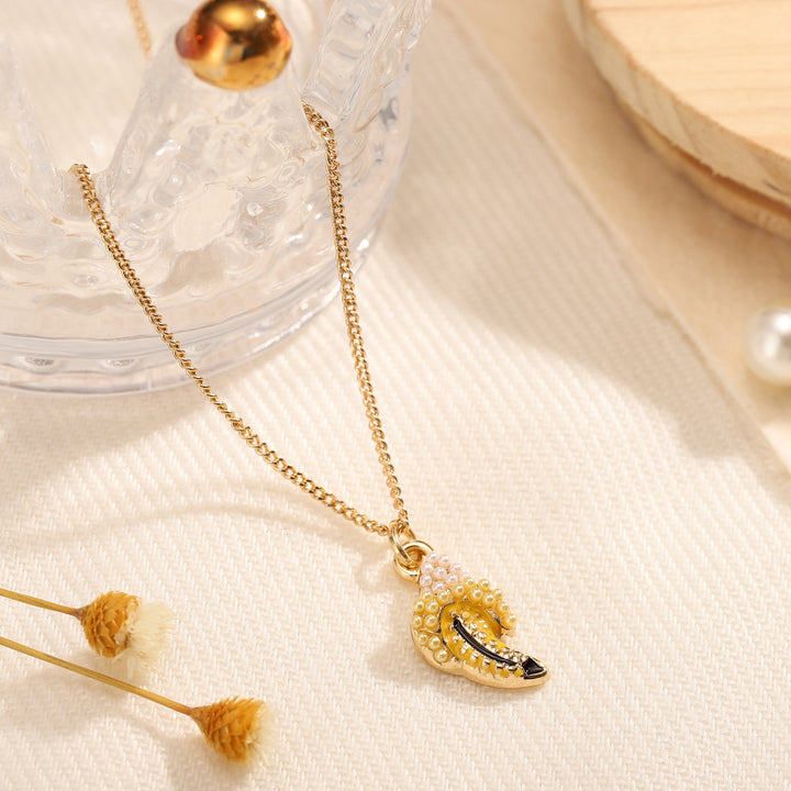 Summer Banana Chain Necklace