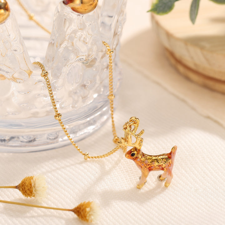 Elk Station Necklace