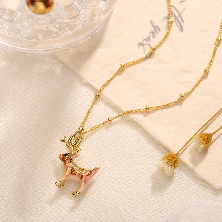 Elk Chain Necklace