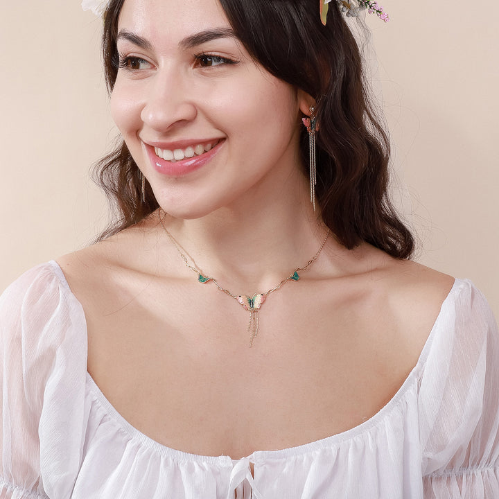 Tassel Butterfly Necklace