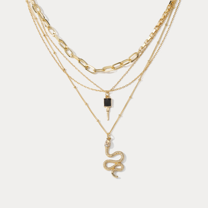 Selenichast The Gate Of Hades Key Necklace