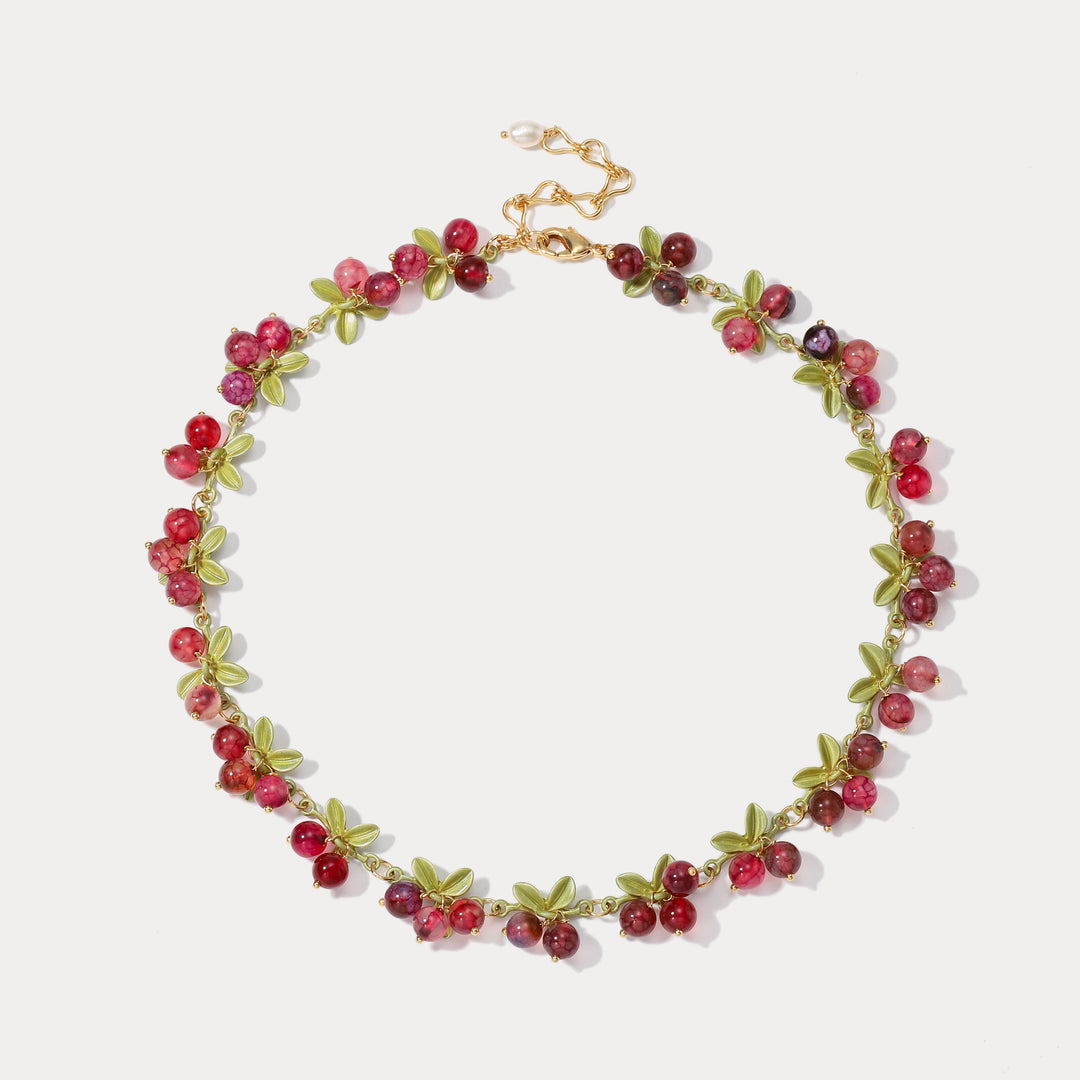 Selenichast Cranberry Necklace
