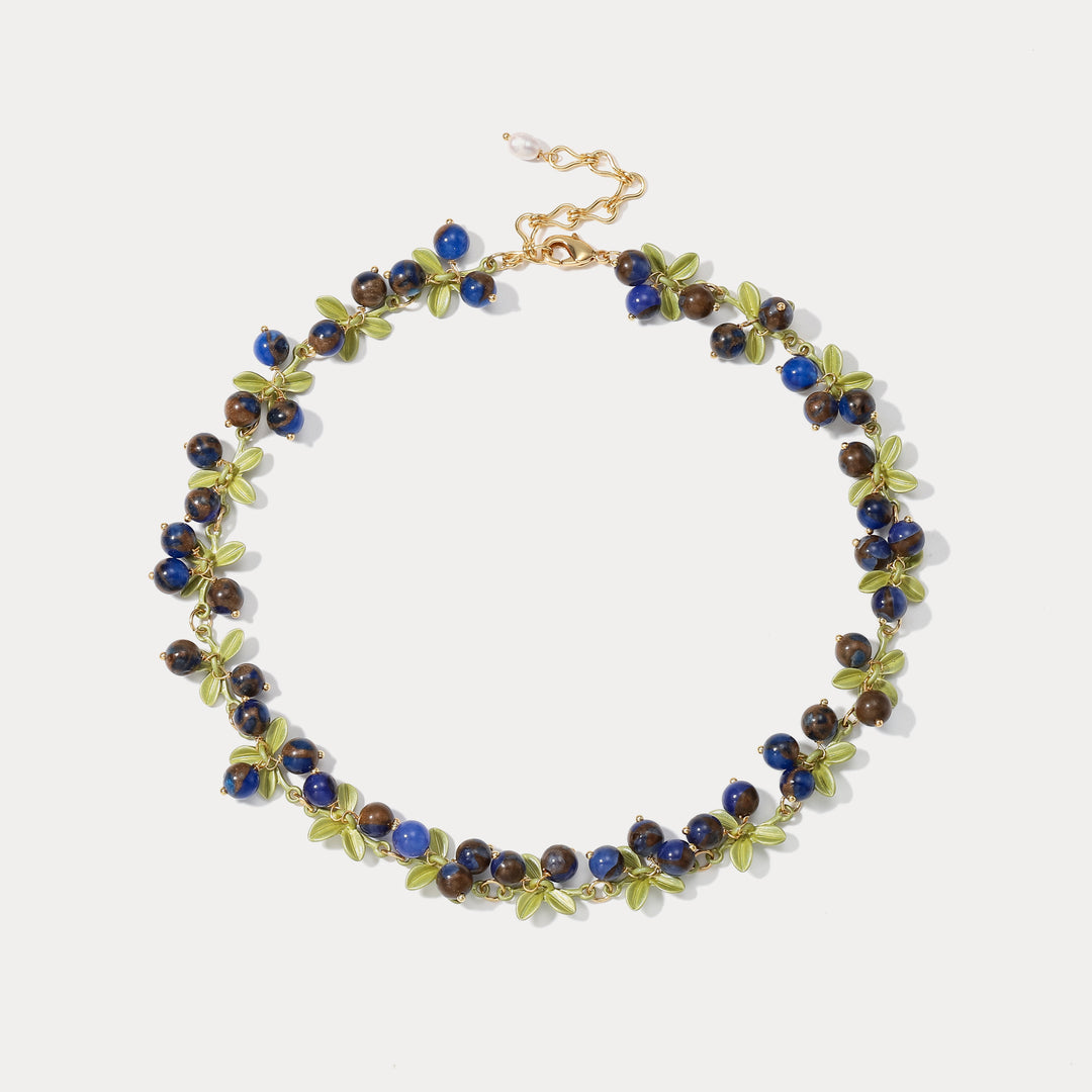 Berry Leaf Necklace