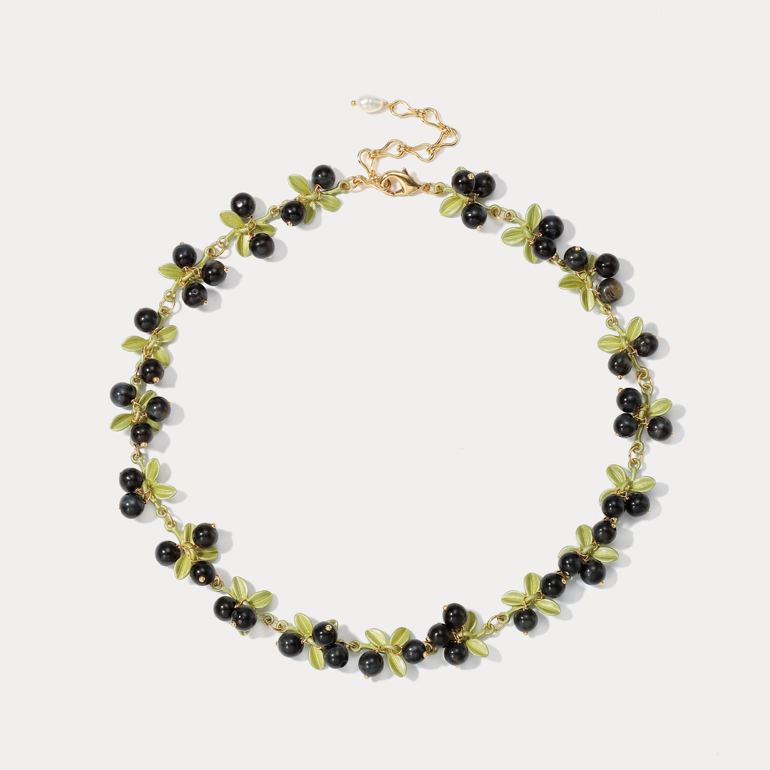 Selenichast Black Currant Necklace