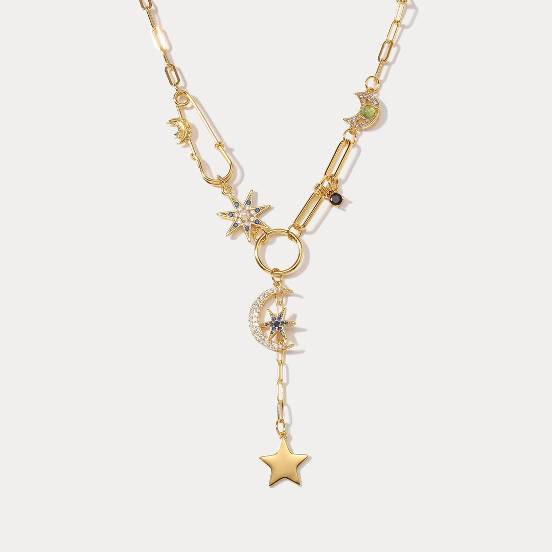 Selenichast Guardian of the Stars and Moon Necklace