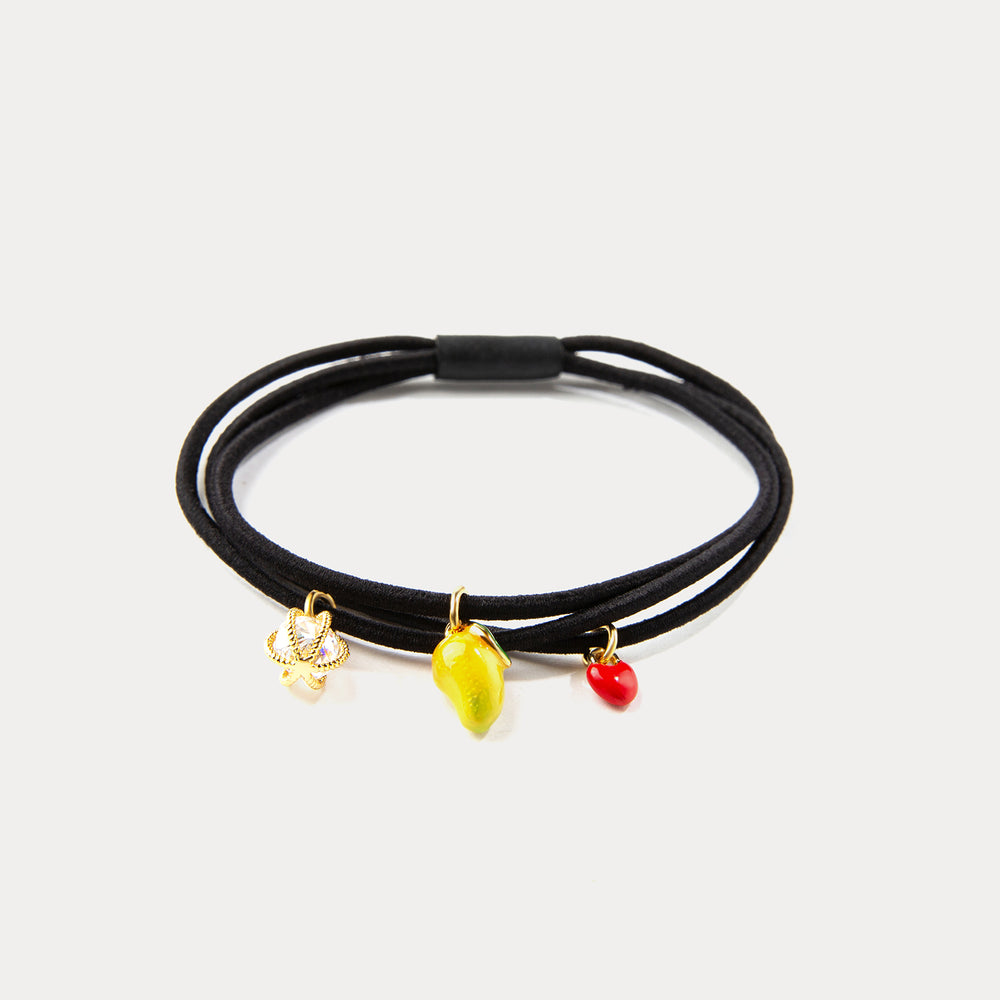 Enamel Mango Hair Tie