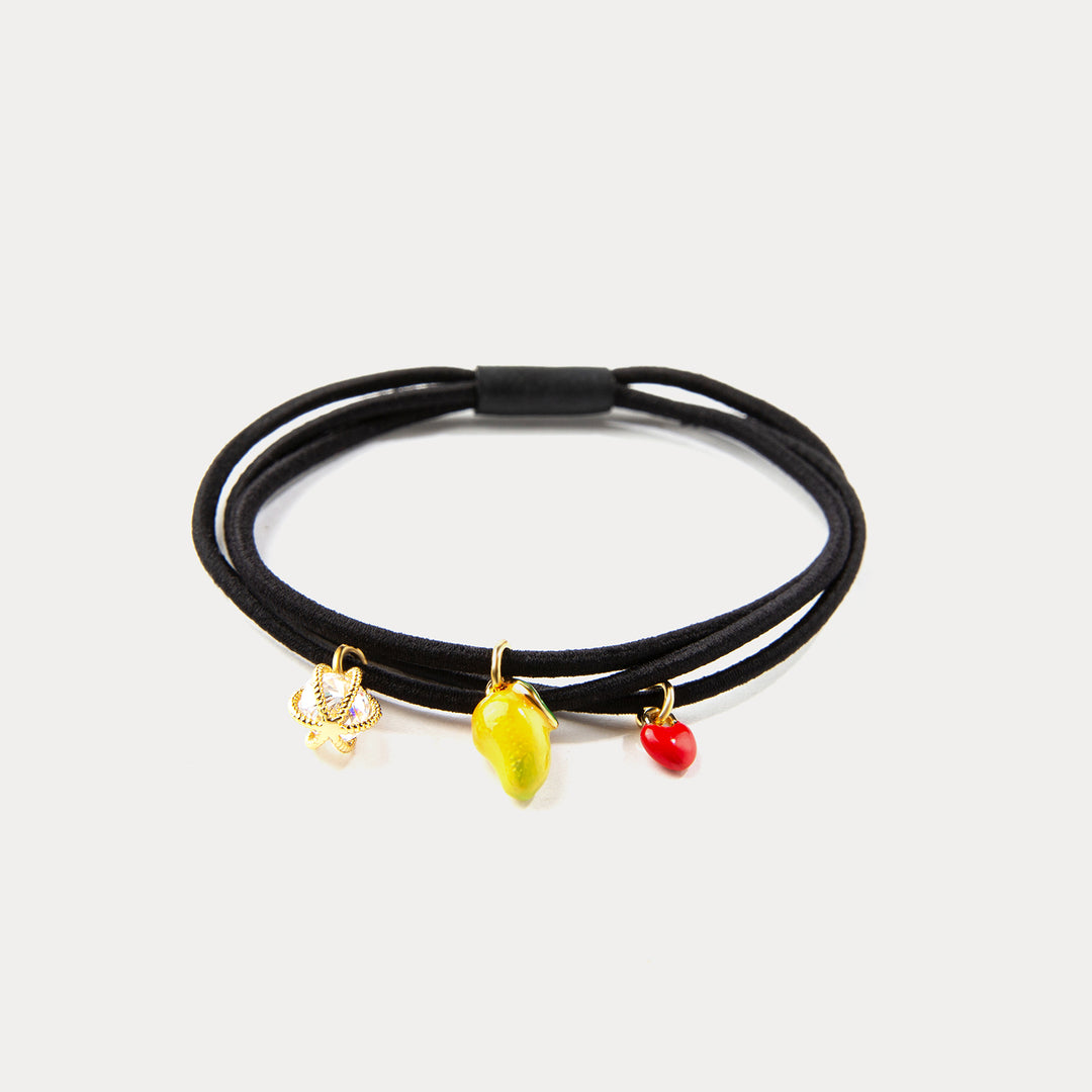 Enamel Mango Hair Tie