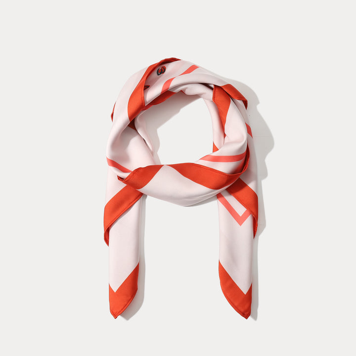 Pink Bloom Square Scarf
