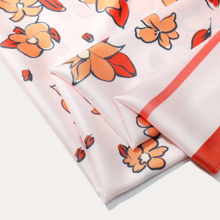 Bloom Square Silk Scarf